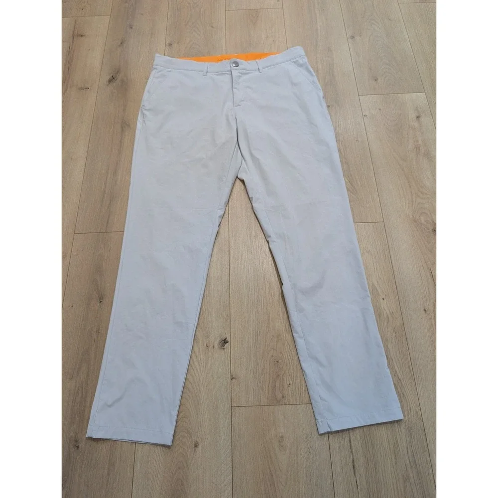 Macade Golf Men's Gray Four-Way Stretch Pants Size 36 x 32 Slim Fit EUC Jogger